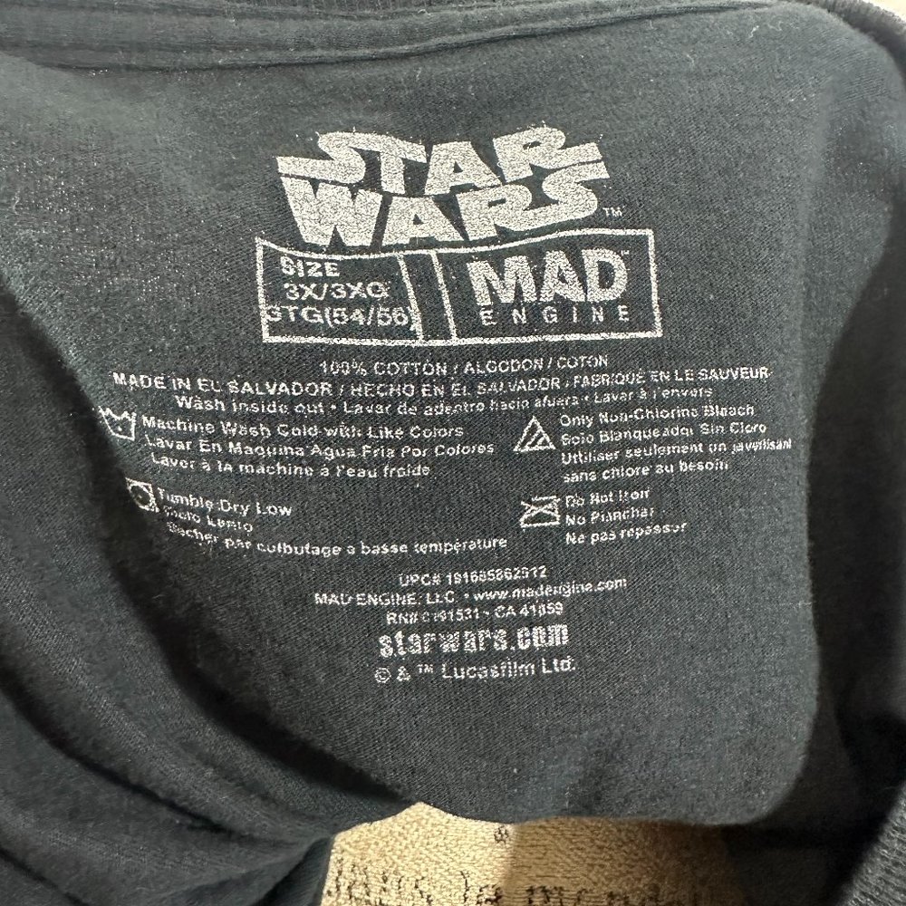 Star Wars Wanted T Shirt Baby Yoda Film Character Graphic Tee Short Sleeve - Picture 5 of 5